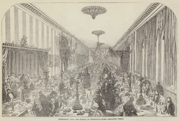 Vrijmetselaarsbal en diner, in Worcester